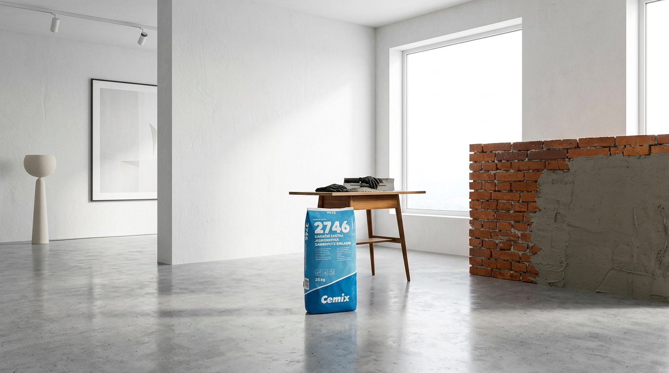 Omítka sanační jednovrstvá Cemix 2746 – 25 kg