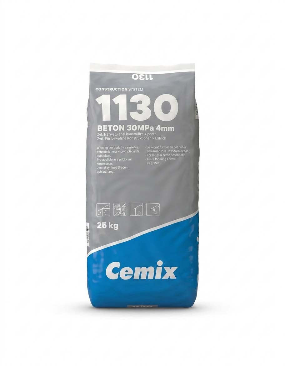 Beton Cemix 30MPa 4mm 1130–25kg
