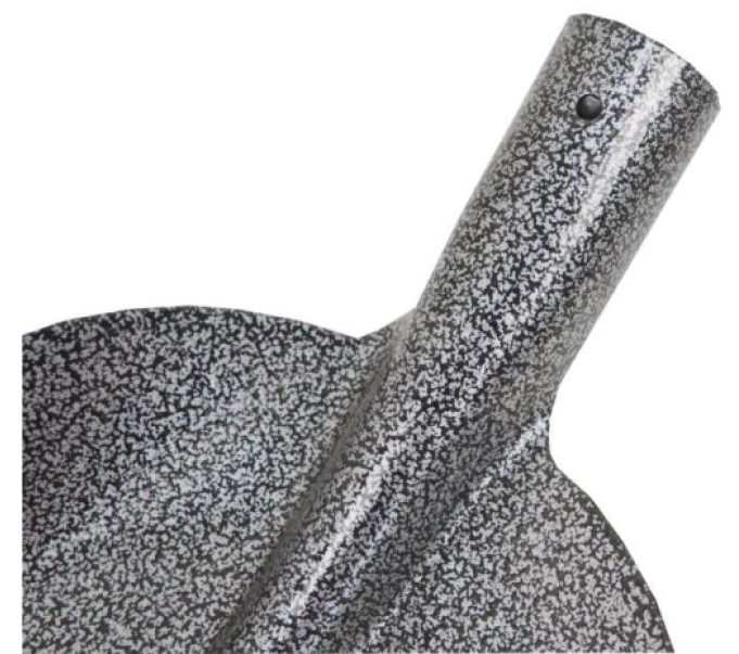 Lopata ocelová úzká 270 x 190 mm kladívkový lak