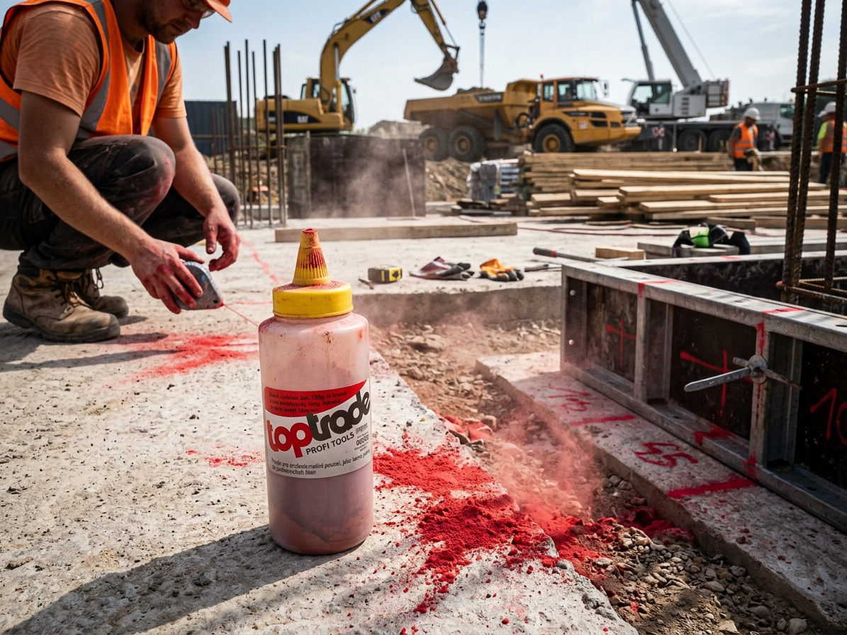 Barva do značkovací šňůry červená 120 g