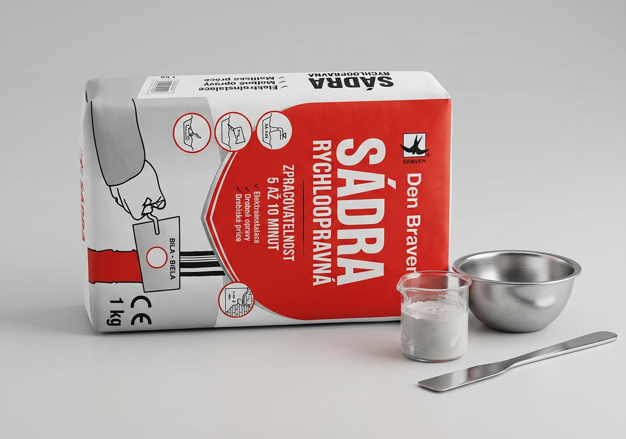 Sádra rychloopravná Den Braven 20 kg