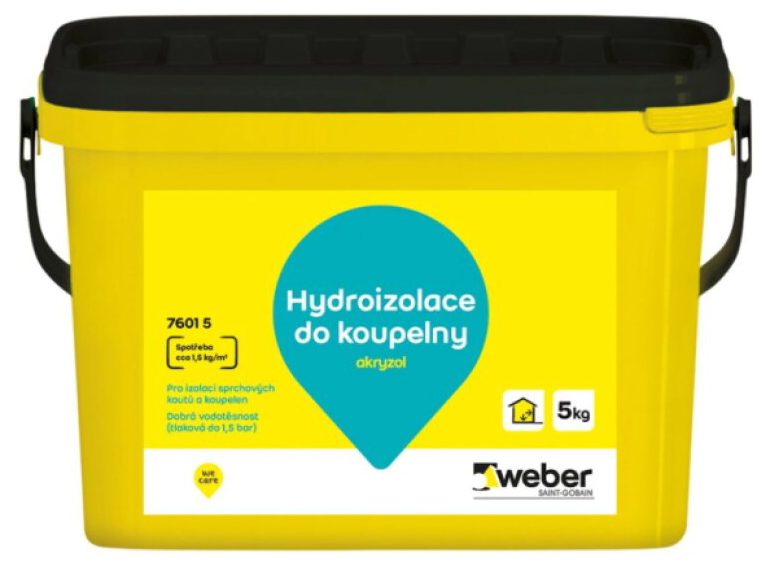 Hydroizolace weber Akryzol – 5 kg