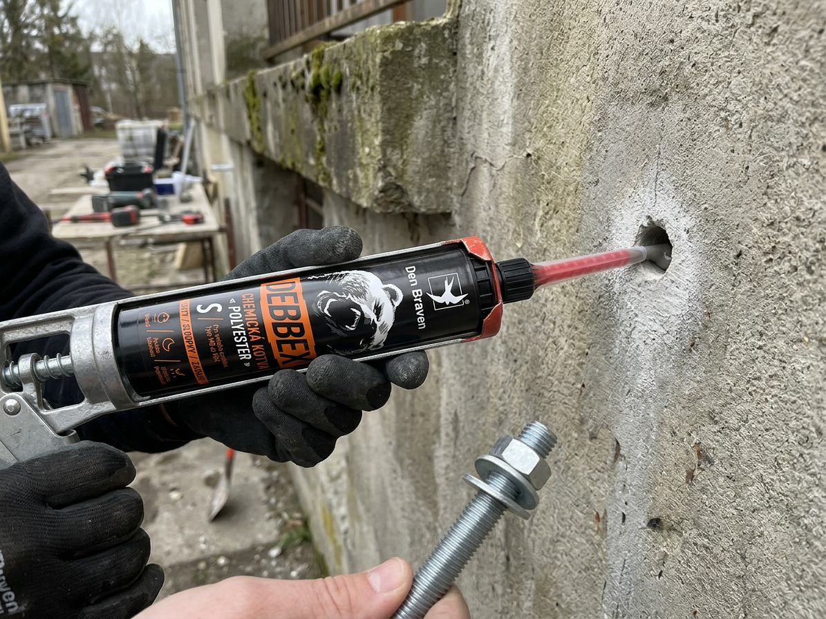 Chemická kotva Den Braven Polyester S 300 ml