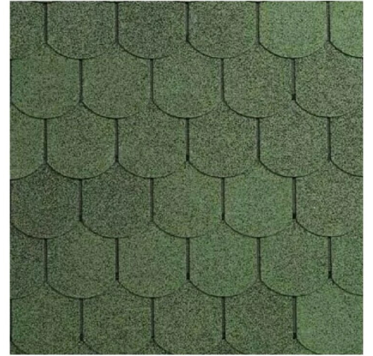 Šindel asfaltový IKO Superglass Biber 10 (amazon Green/3,0m2)