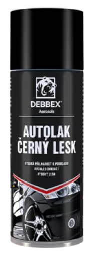 Autolak černý lesk 400 ml