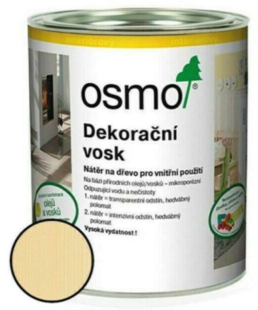 Vosk dekorační Osmo 3101 bezbarvý 2,5 l