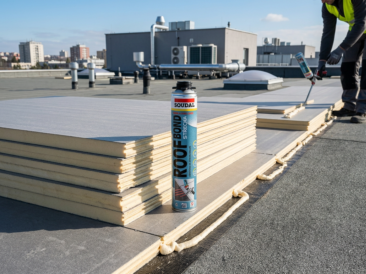 Pěna montážní Soudal ROOF BOND 800 ml