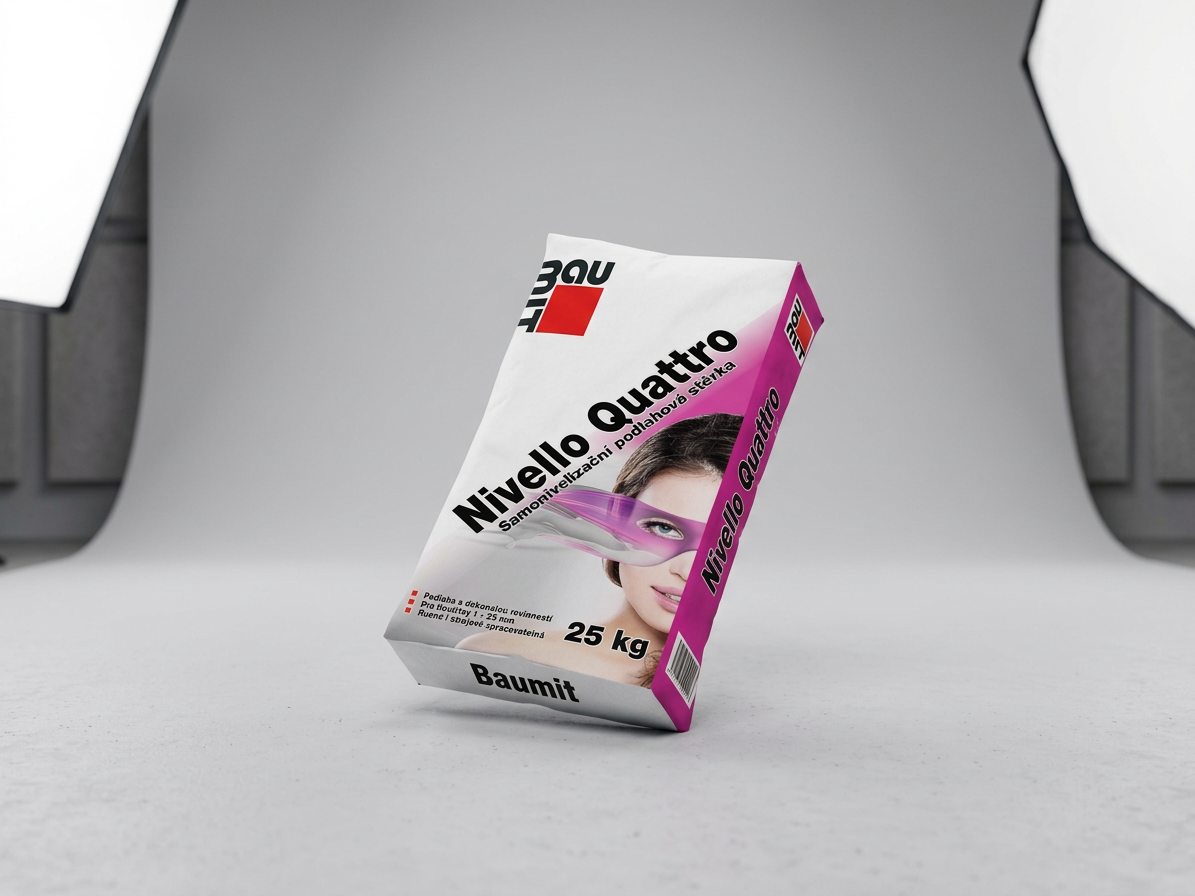 Stěrka samonivelační Baumit Nivello Quattro – 25kg