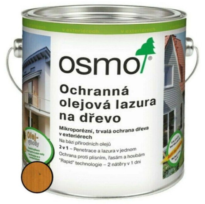 Lazura olejová ochranná Osmo 728 cedr 2,5 l