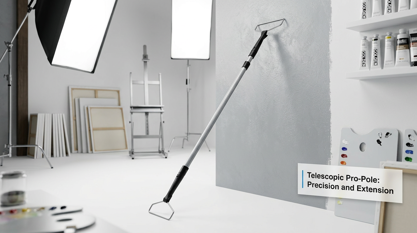Tyč teleskopická ocelová Color Expert 1,65 – 3 m
