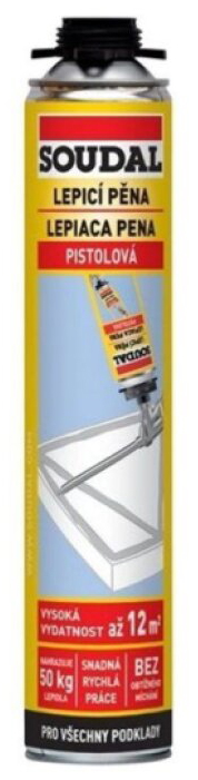Pěna lepicí Soudal pistolová 750 ml