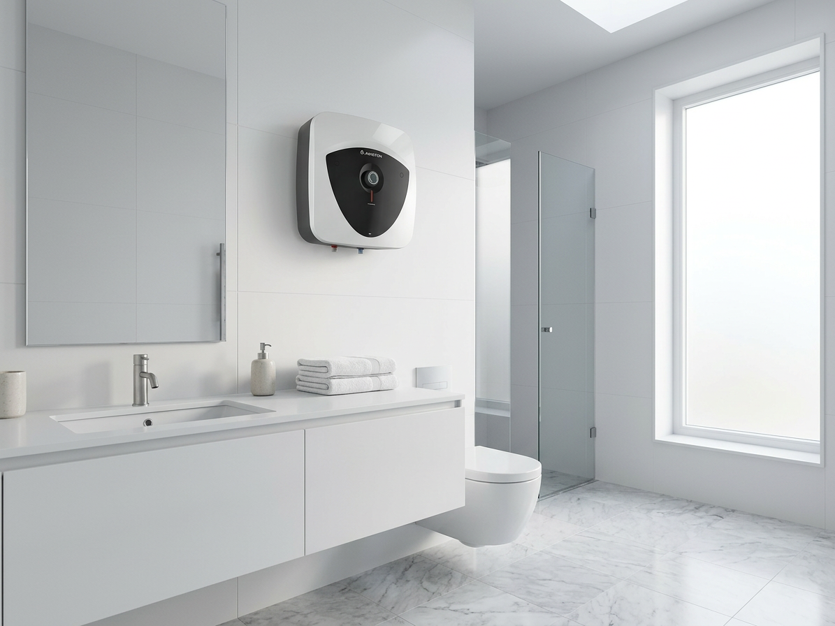 Ohřívač elektrický zásobníkový Ariston ANDRIS LUX 10 nad umyvadlo