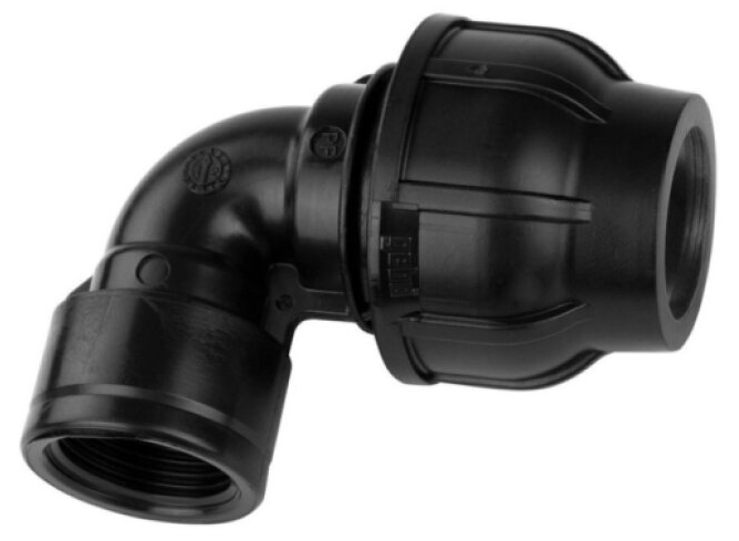 Koleno 90° svěrné Gebo PPS 25 mm × 3/4" vnitřní závit