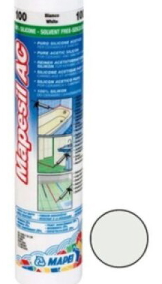 Tmel silikonový Mapei Mapesil AC 103 měsíční bílá 310 ml