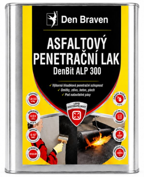 Asfaltový penetrační lak DenBit ALP 300 – 4 kg