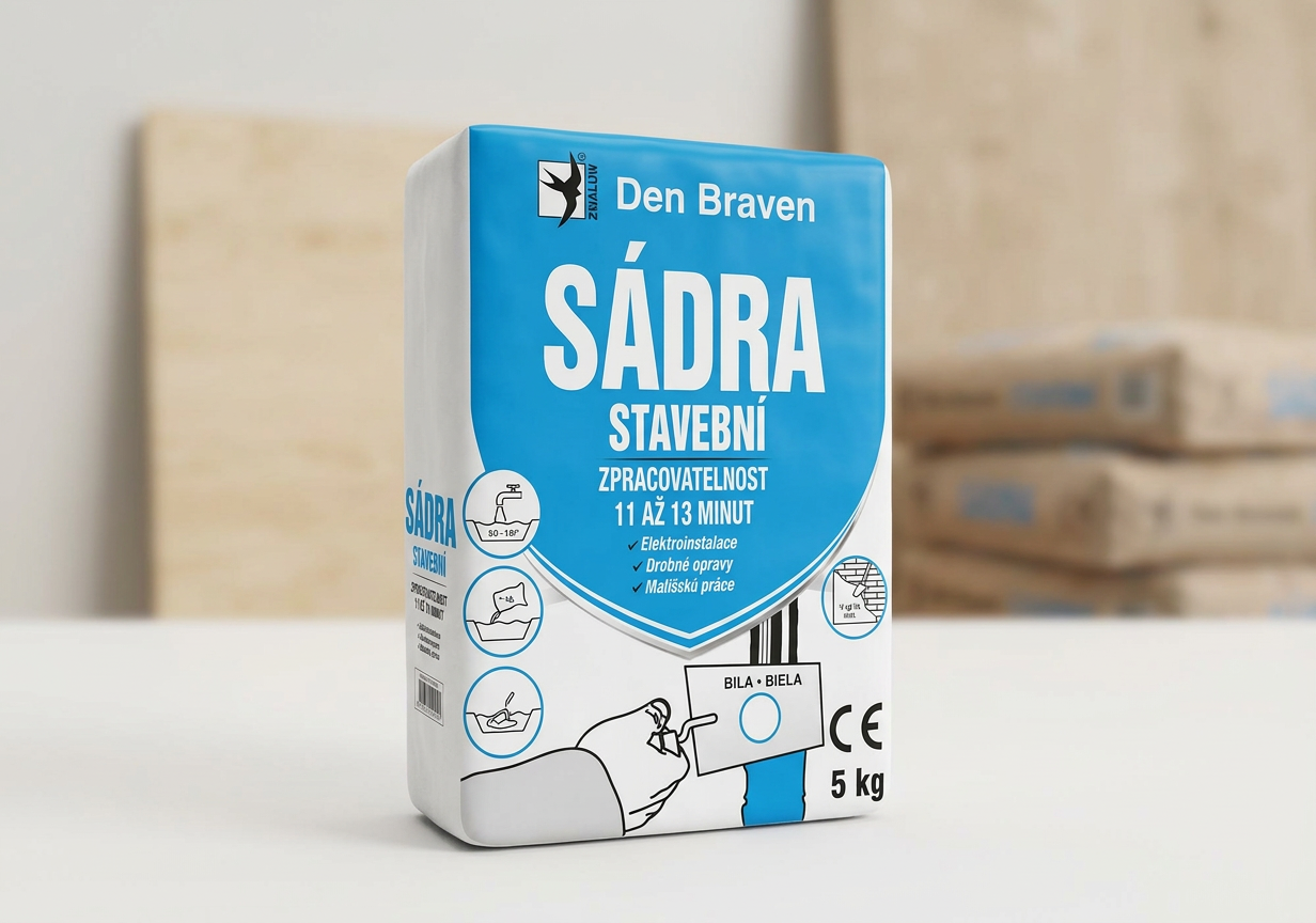 Sádra stavební Den Braven 5 kg
