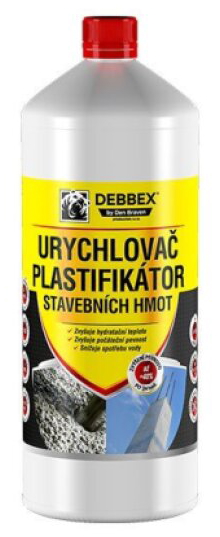 Urychlovač a plastifikátor stavebních hmot 1 l