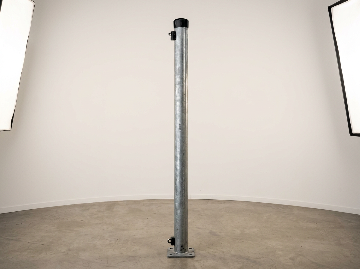 Sloupek kulatý Ideal Zn s příchytkou (průměr 48mm-výška 2,1m)