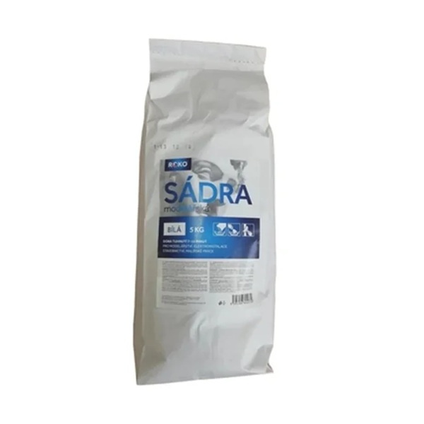 Sádra modelářská Roko bílá 5 kg