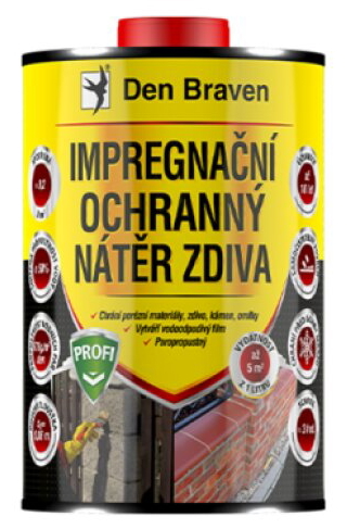 Impregnační a ochranný nátěr zdiva PROFI 5 l