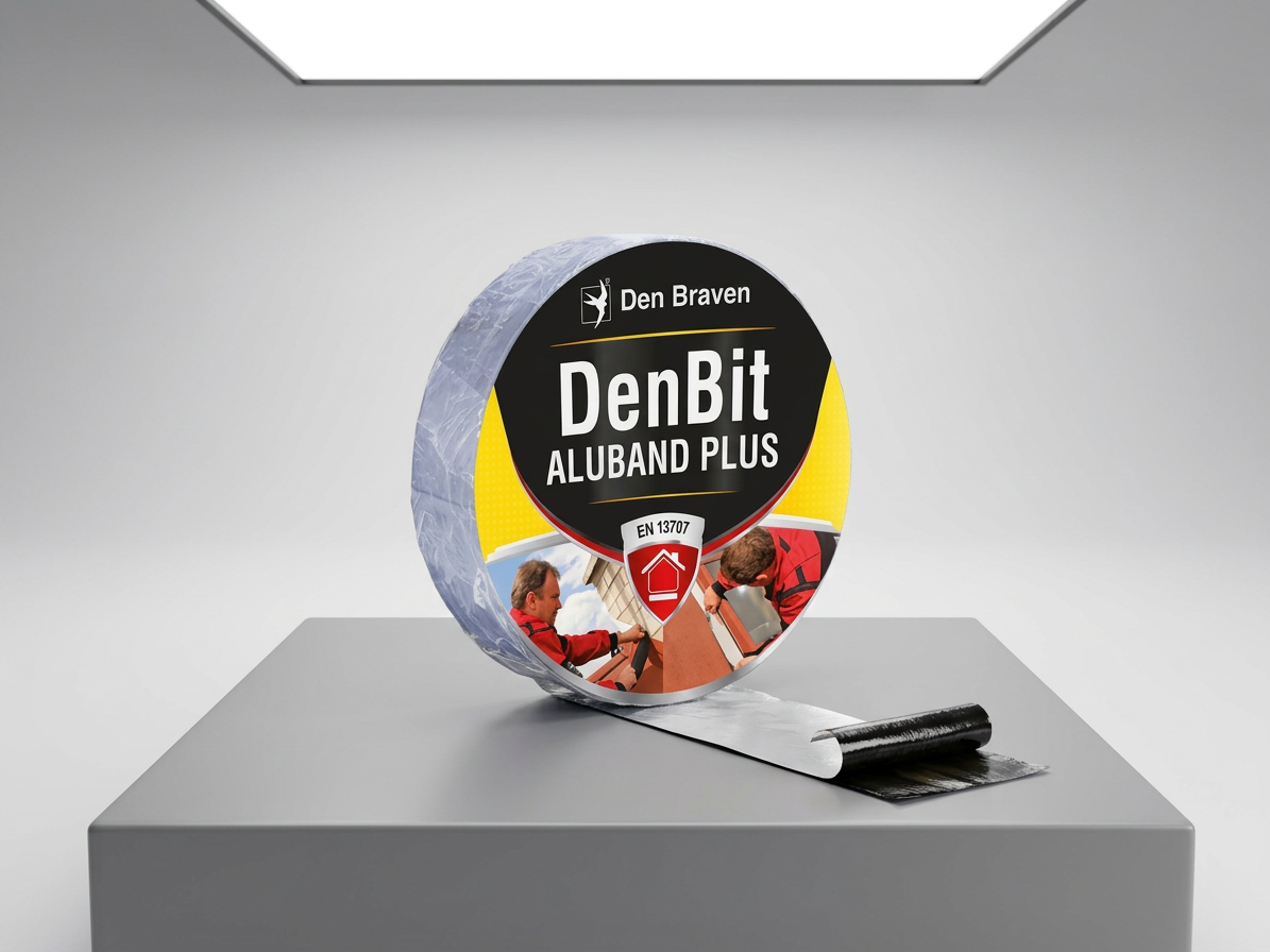 Páska bitumenová Den Bit Aluband Plus 100 mm (10 m/bal.)