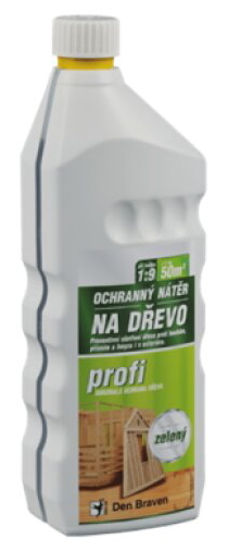 Ochranný nátěr na dřevo PROFI 1 kg transparentní