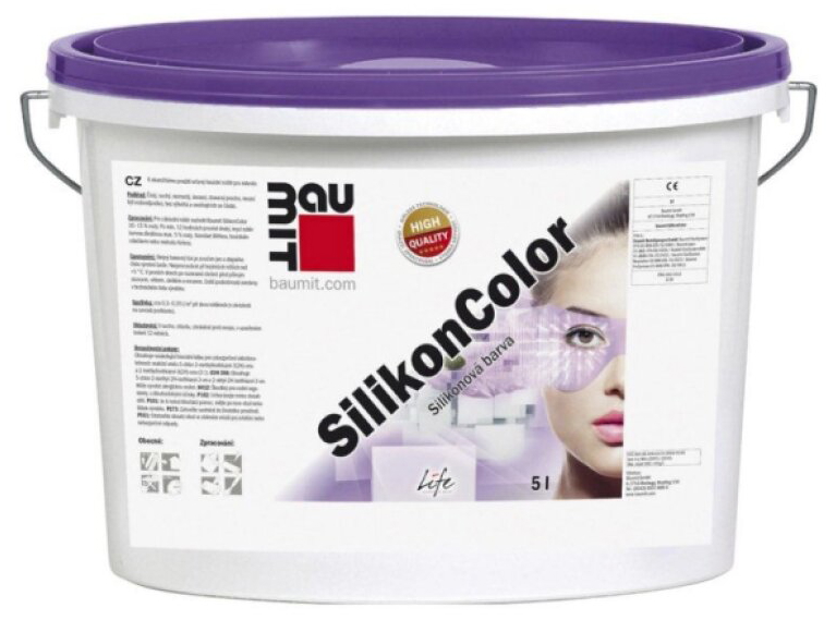 Barva fasádní silikonová Baumit SilikonColor – 5l