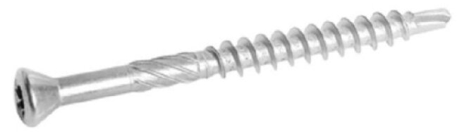 Vrut vrtací RAPI-TEC BSP do palubek a lišt T10 3,2×30 mm (250 ks/bal.)