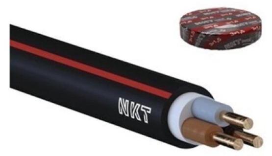 Kabel CYKY-O 3× 1,5 RE (100 m/bal.)