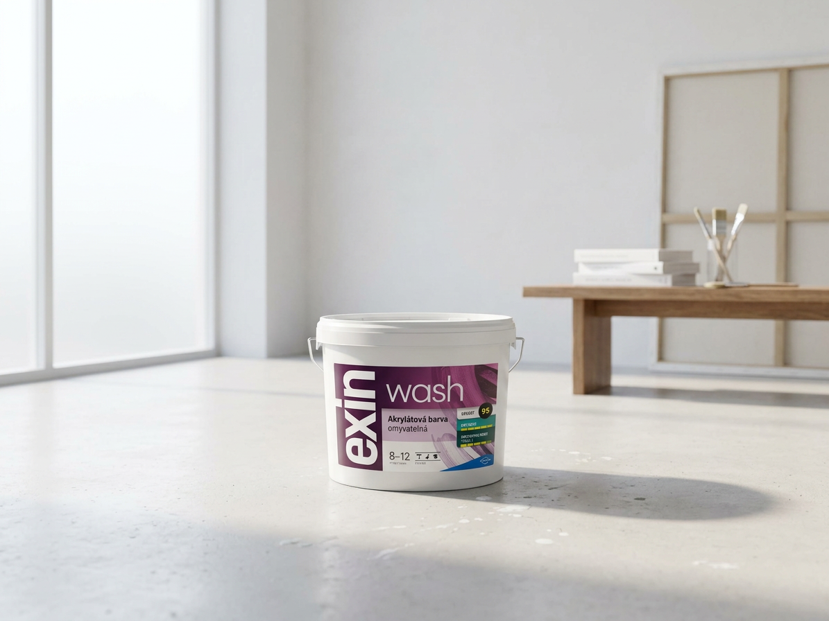 Barva akrylátová Stachema EXIN WASH bílá 7 kg