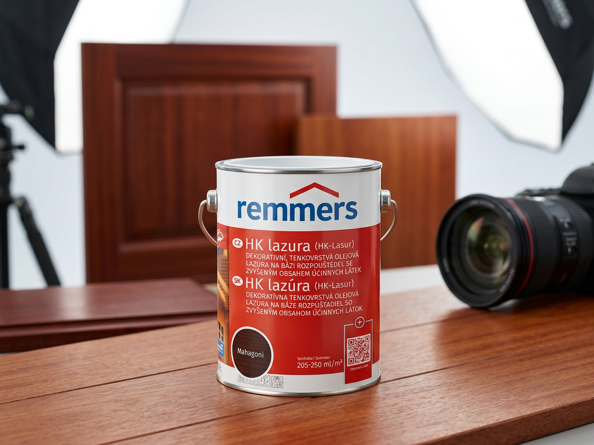 Lazura tenkovrstvá Remmers HK lazura mahagoni 2,5 l
