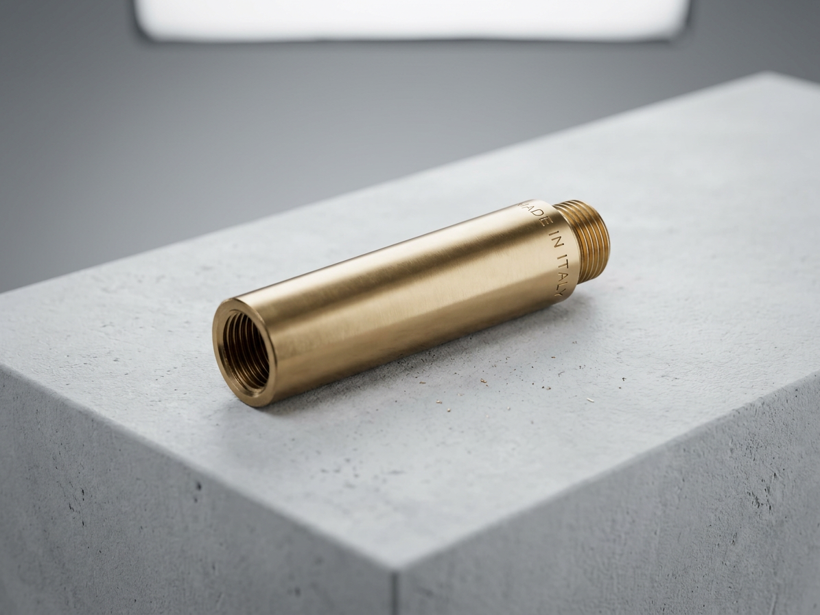 Prodloužení mosazné lesklé 1/2"×40 mm MF