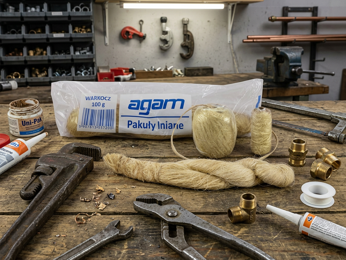 Instalatérský len Agam, 0,2 kg (konopí)