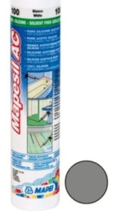Tmel silikonový Mapei Mapesil AC 113 cementově šedá 310 ml