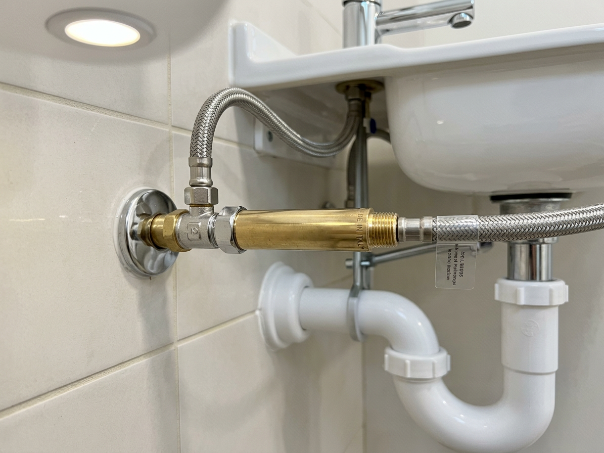 Prodloužení mosazné lesklé 1/2"×15 mm MF