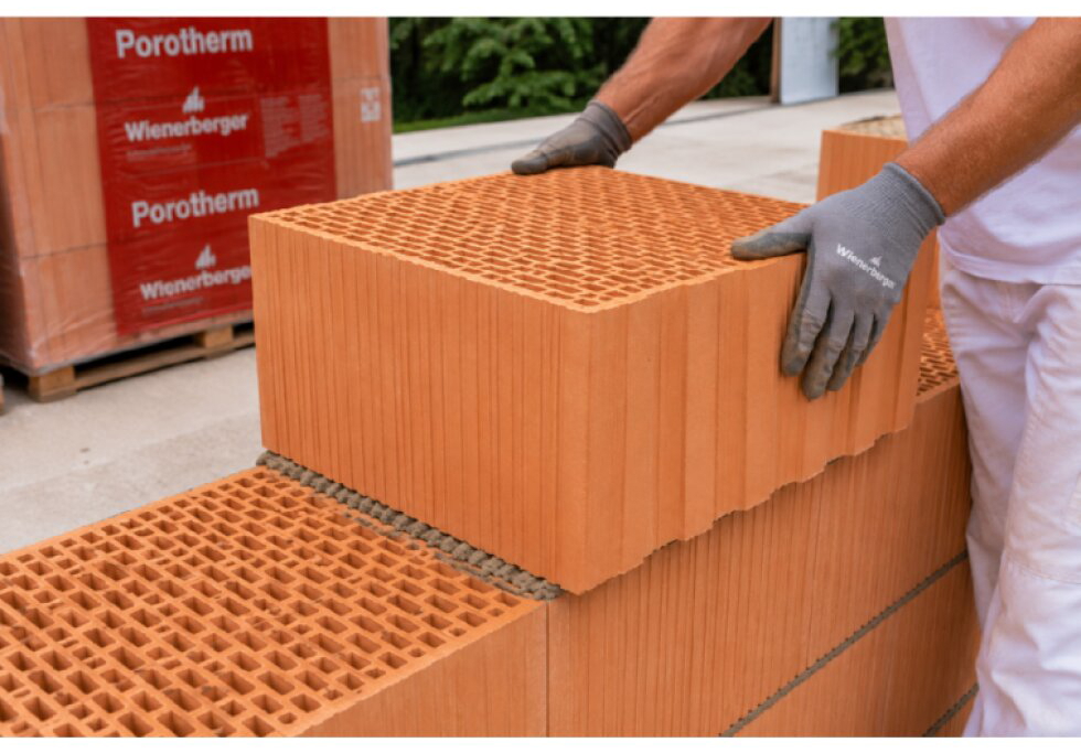 Cihla Porotherm Profi Dryfix P15 - broušená/240×372×249 mm