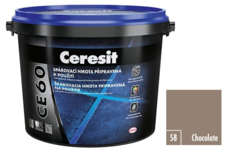 Hmota spárovací Ceresit CE 60 - chocolate 2 kg