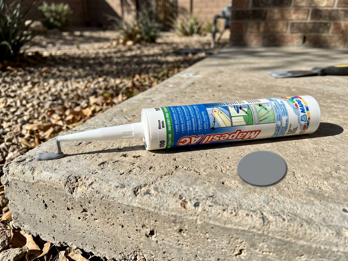 Tmel silikonový Mapei Mapesil AC 113 cementově šedá 310 ml
