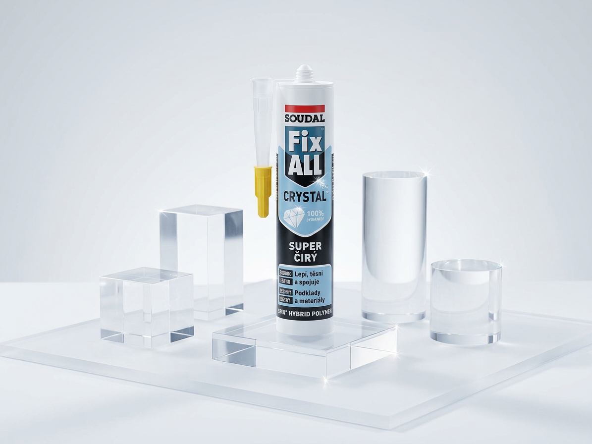 Tmel lepicí Soudal FIX ALL CRYSTAL 290 ml