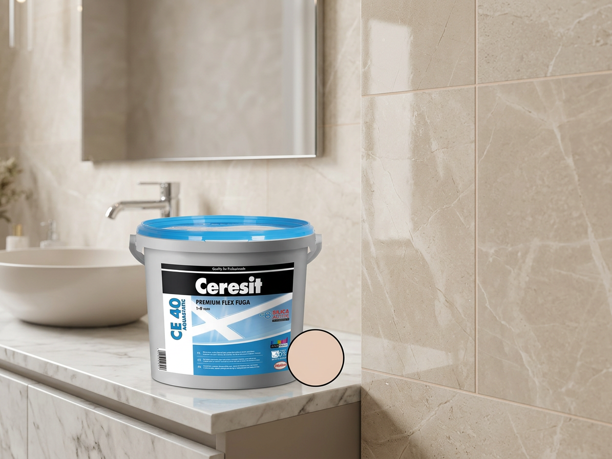 Hmota spárovací Ceresit CE 40 Aquastatic bahama 5 kg