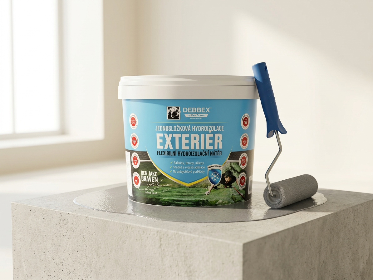 Hydroizolace 1K EXTERIÉR Den Braven 2,5 kg