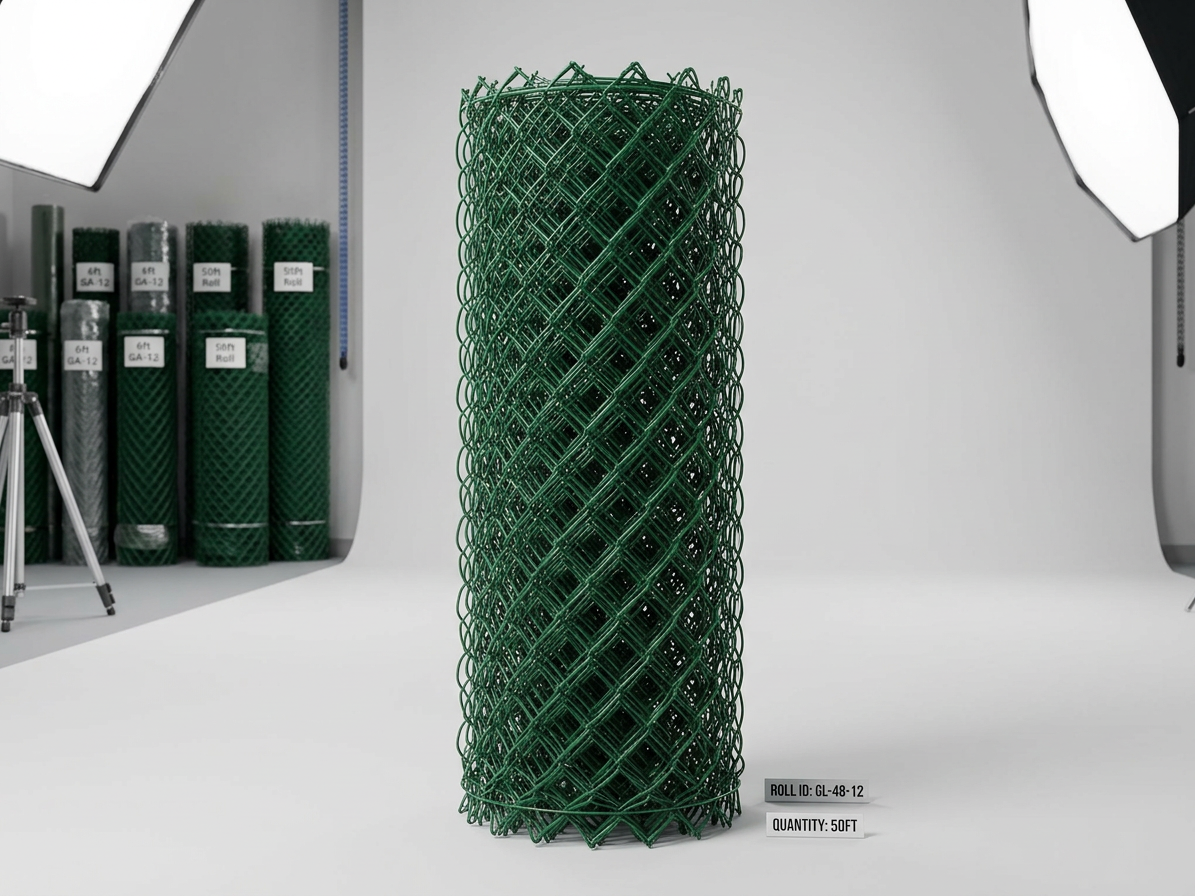 Pletivo čtyřhranné Ideal Zn + PVC Zapletené zelené (výška 2,0m-25m/role)