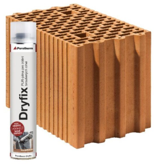 Cihla broušená Porotherm Profi Dryfix P10 - 240×372×249 mm