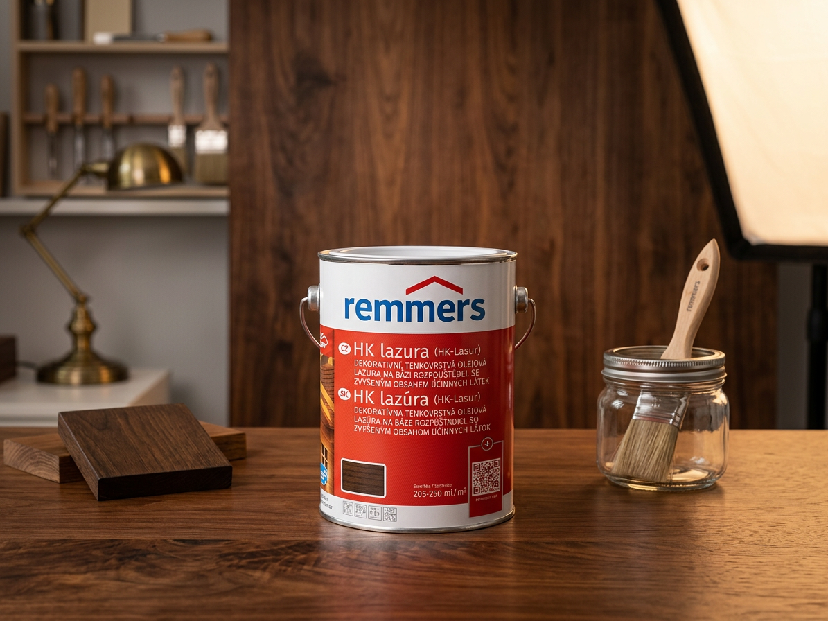 Lazura tenkovrstvá Remmers HK lazura nussbaum 2,5 l