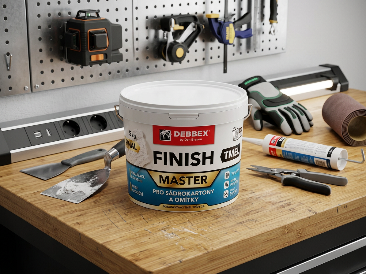 Den Braven Tmel pro sádrokartony a omítky FINISH 5 kg