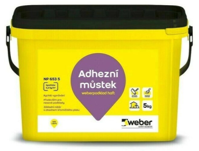 Můstek adhezní weberpodklad haft 5 kg