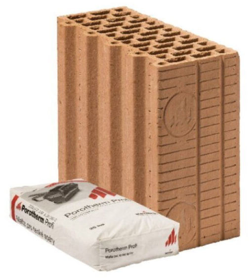Cihla Porotherm Profi 1/2 P15 - broušená/300x125x249 mm