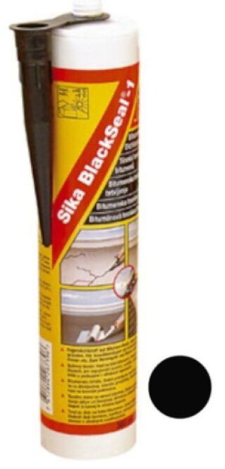 Tmel střešní Sika Black 300 ml
