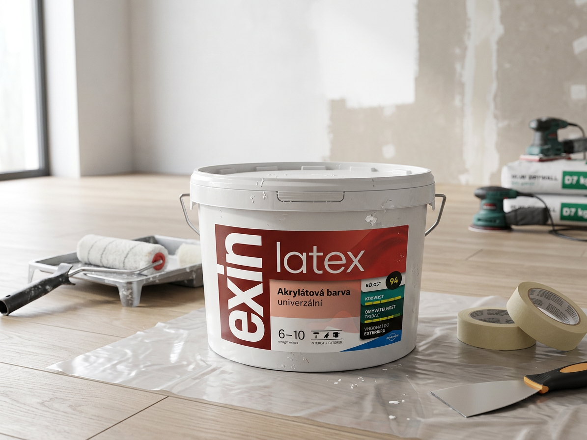 Barva akrylátová Stachema Exin Latex bílá 7 kg