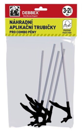 Náhradní aplikační trubičky pro COMBO pěny 3+2 ZDARMA